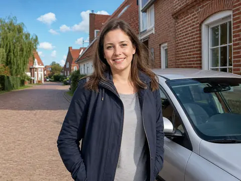 Verkäufer aus Hohenmölsen mit dem verkauften Fahrzeug